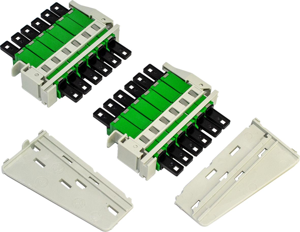 BUDI-M-APACK-12-E9-A Kit mit 2 Stück Sliding Adapter Pack je 6x E2000HRL H&S