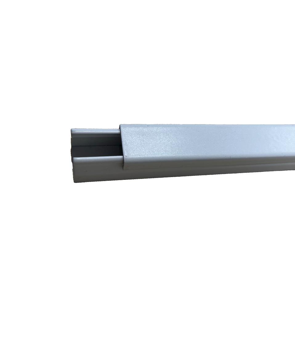 Mini-Leitungsschutzkanal mit Deckel, 16x16x2000mm, reinweiß