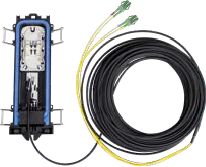 Novux SRC50 Spleißversion + einseitig vorkonf. Universalkabel 50m für 1 WE