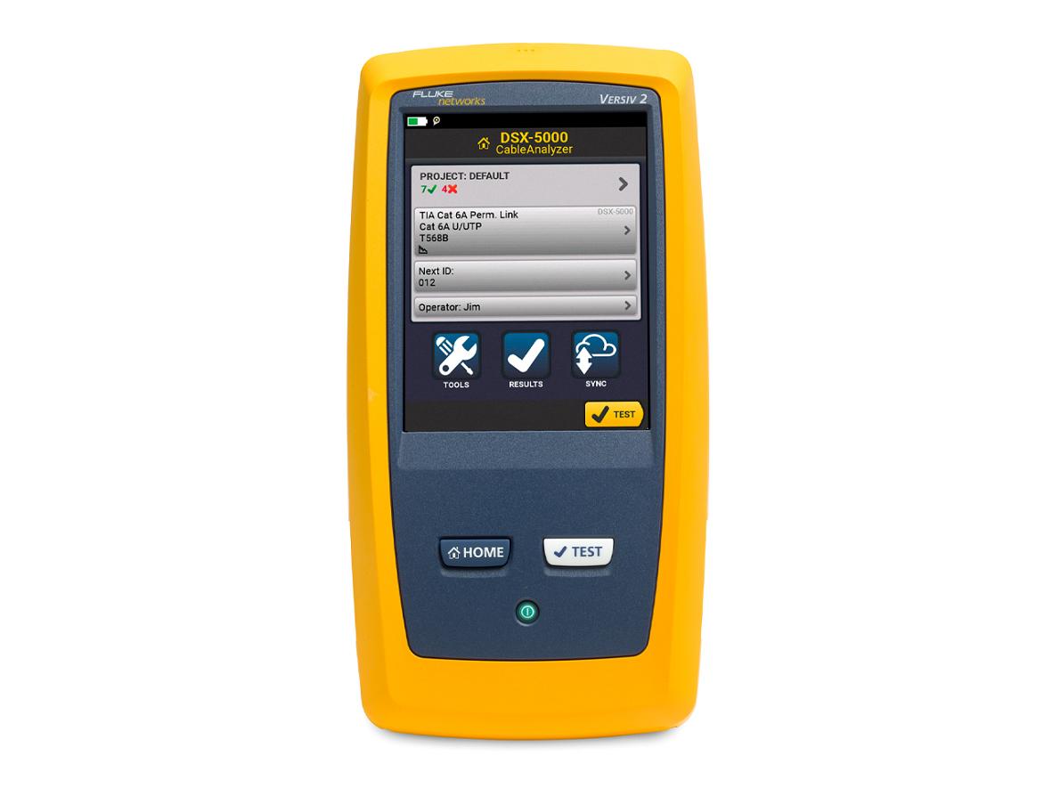 FLUKE DSX2-5000-W INT Cable Analyzer 1000MHz, WIFI