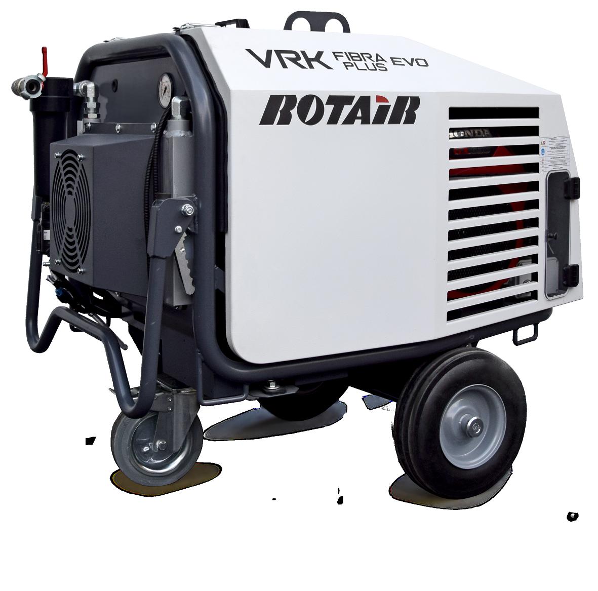 ROTAIR VRK Fibra Plus EVO Mobiler Kompressor m. integriertem Nachkühler
