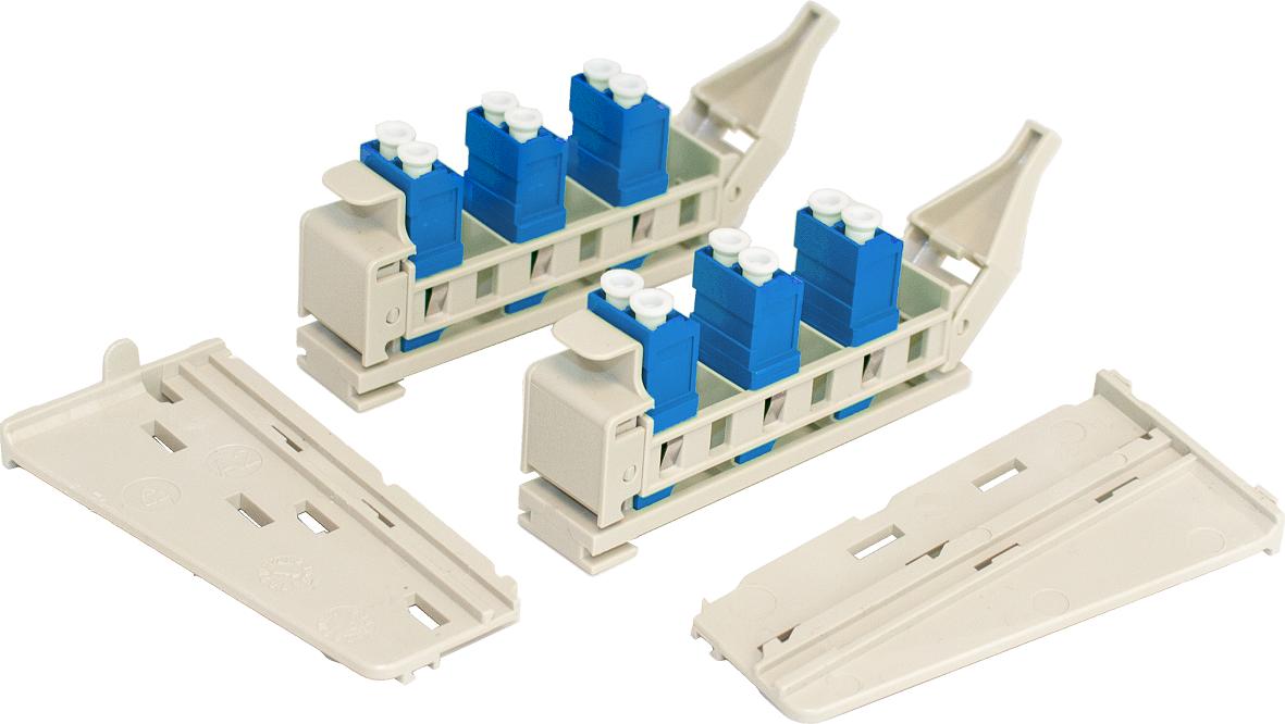 BUDI-M-APACK-12-L1-A Kit mit 2 Stück Sliding Adapter Pack je 3x LC/PC