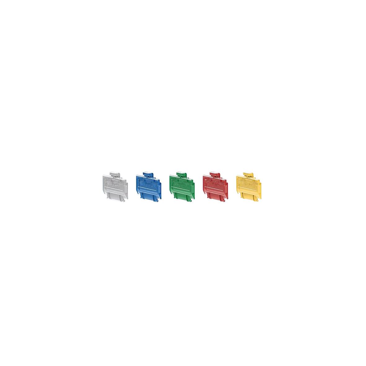 Staubschutzklappe gelb für ClueNet Jack VPE = 50 Stck.