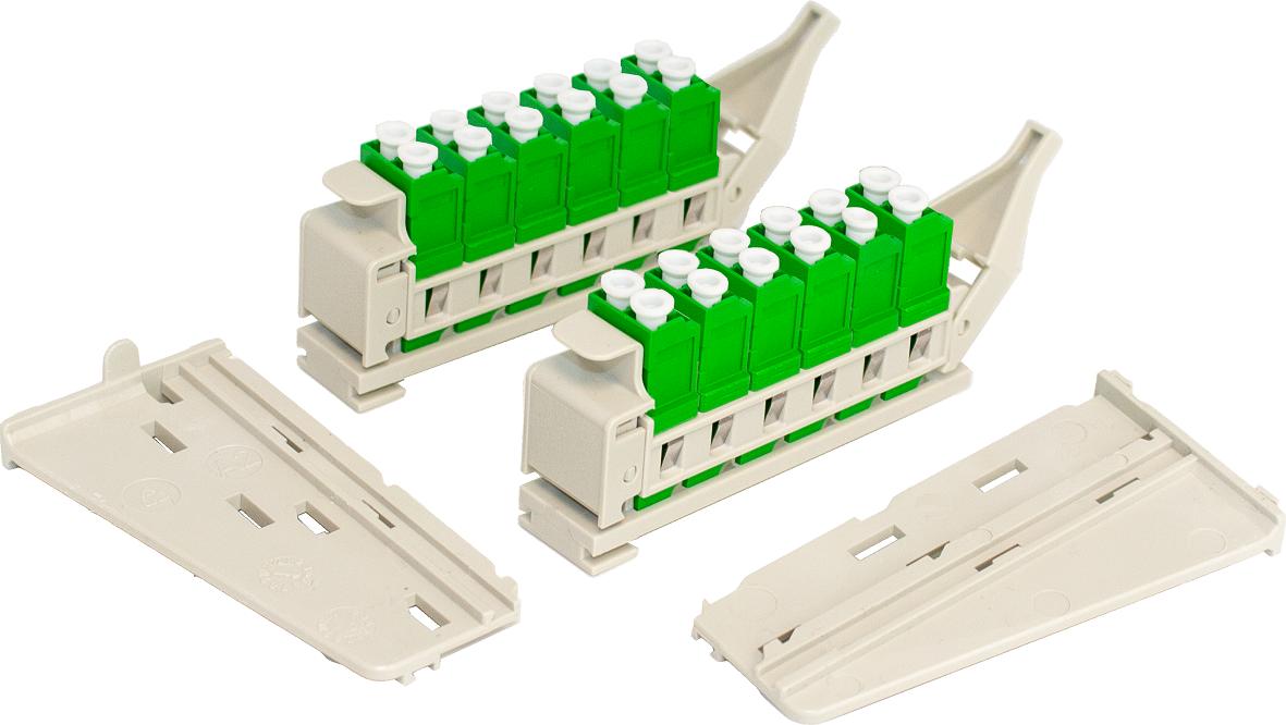 BUDI-M-APACK-12-L2-A Kit mit 2 Stück Sliding Adapter Pack je 12x LC/APC