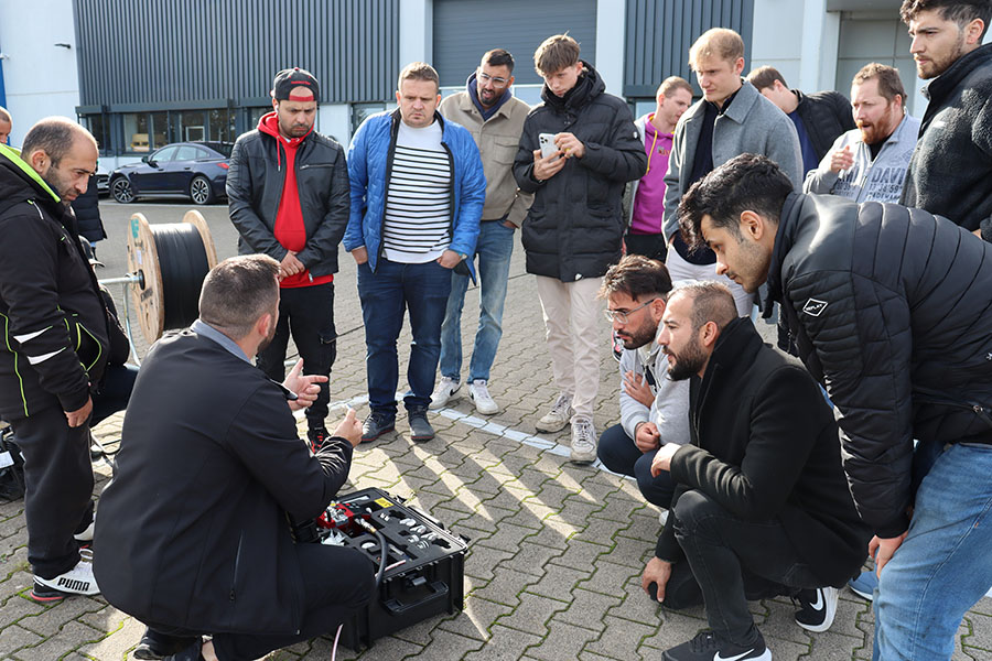 Foto von der Netceed Academy Einblassschulung