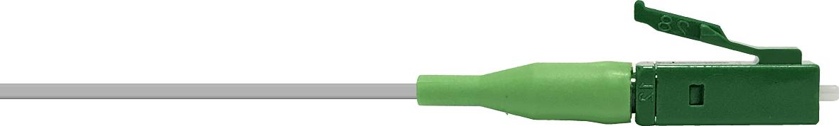 LC/APC 8° Pigtail E9/125µm OS2, 2m, graue buffer, Grade B