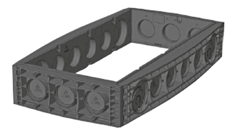 Rahmen 220mm, LW 550x1165