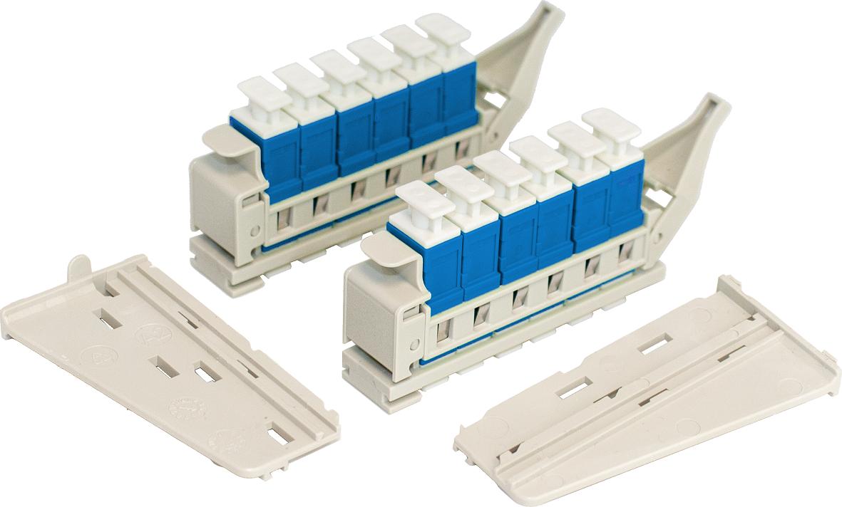 BUDI-M-APACK-12-S1-A Kit mit 2 Stück Sliding Adapter Pack je 6x SC/UPC