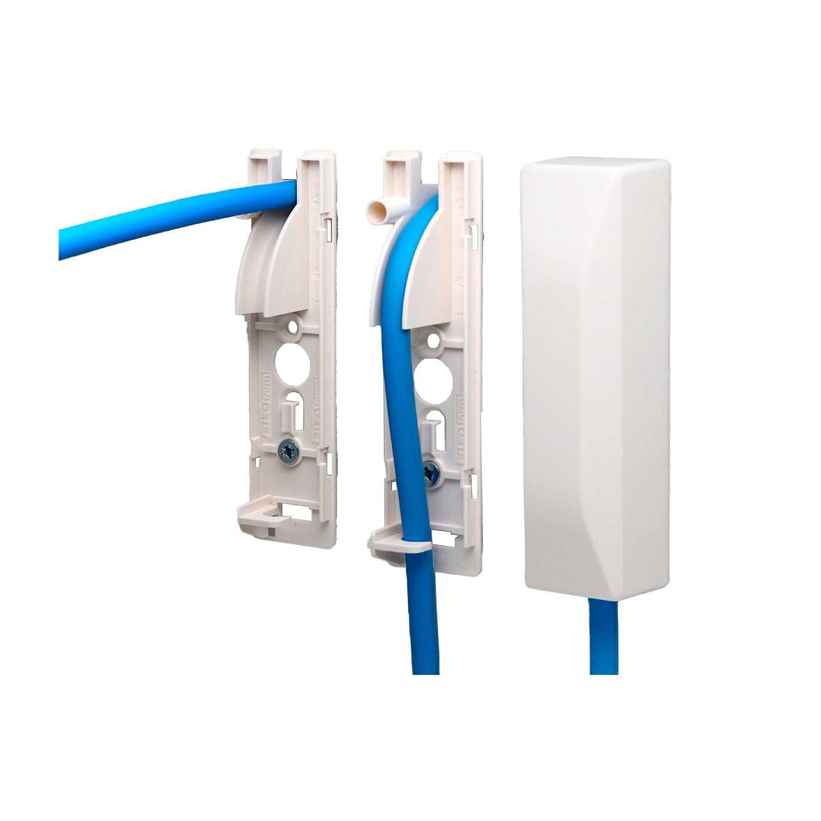 FttH 90° Einführungselement für 1x4-8mm, Biegeradius 35mm (Set = 25 Stück)