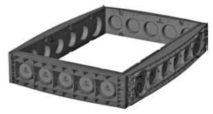 Rahmen 220 mm, LW 800x1165