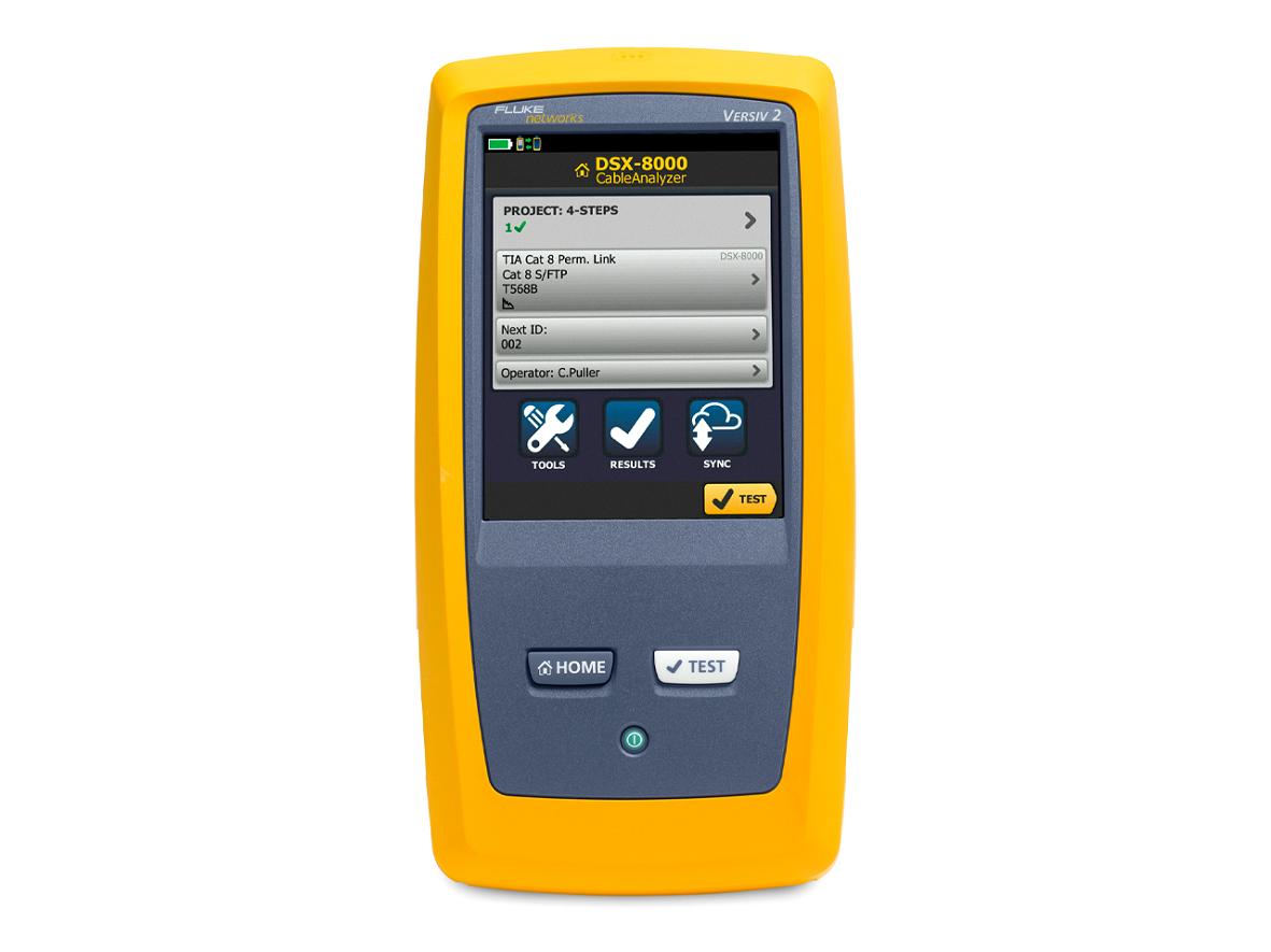 FLUKE DSX2-8000-W INT Cable Analyzer 2000 MHz, WIFI