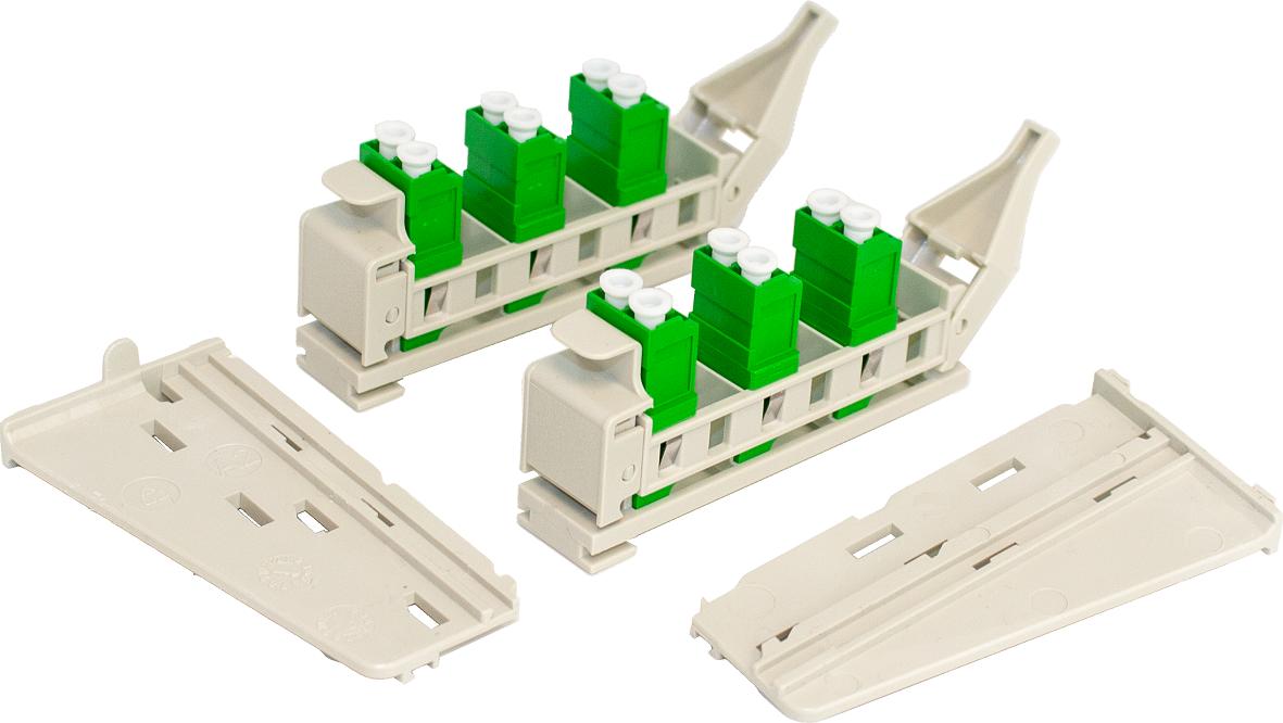 BUDI-M-APACK-12-L2-A Kit mit 2 Stück Sliding Adapter Pack je 3x LC/APC