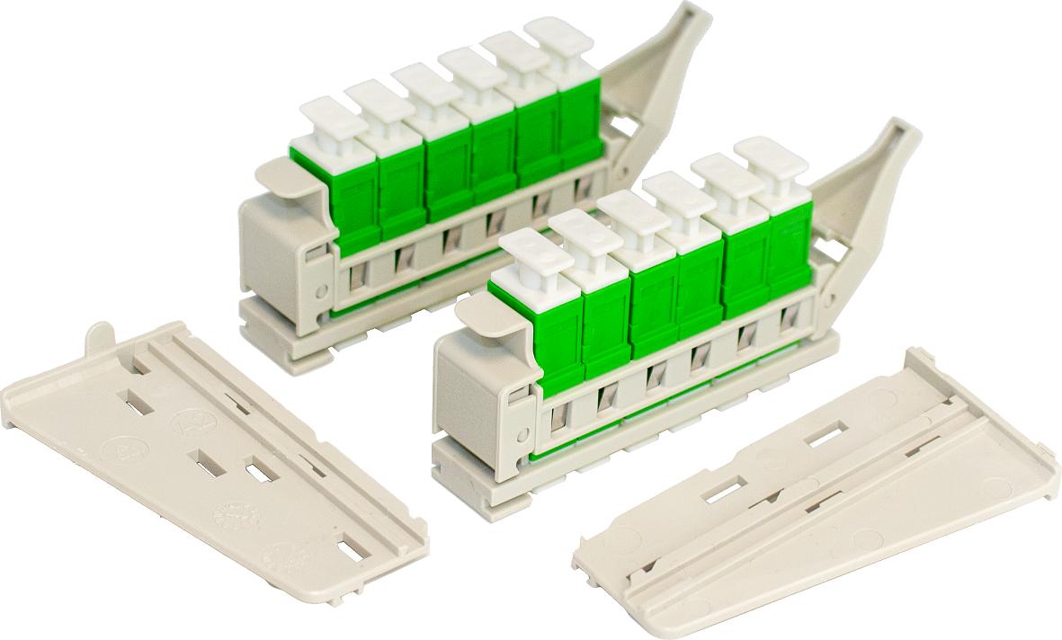 BUDI-M-APACK-12-S2-A Kit mit 2 Stück Sliding Adapter Pack je 6x SC/APC